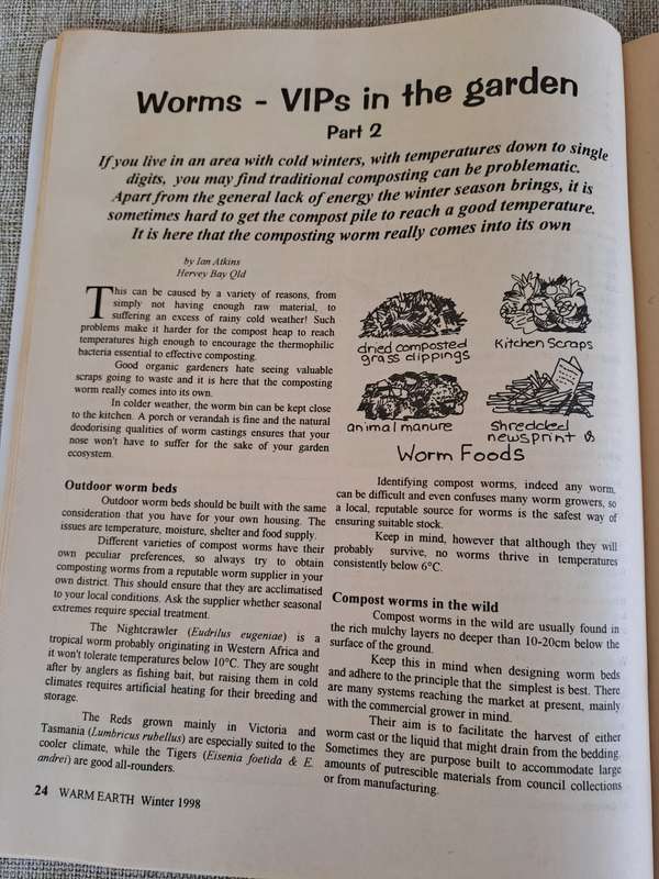 Warm Earth: Organic Growing - Healthy Living 1998 (3 magazines)
