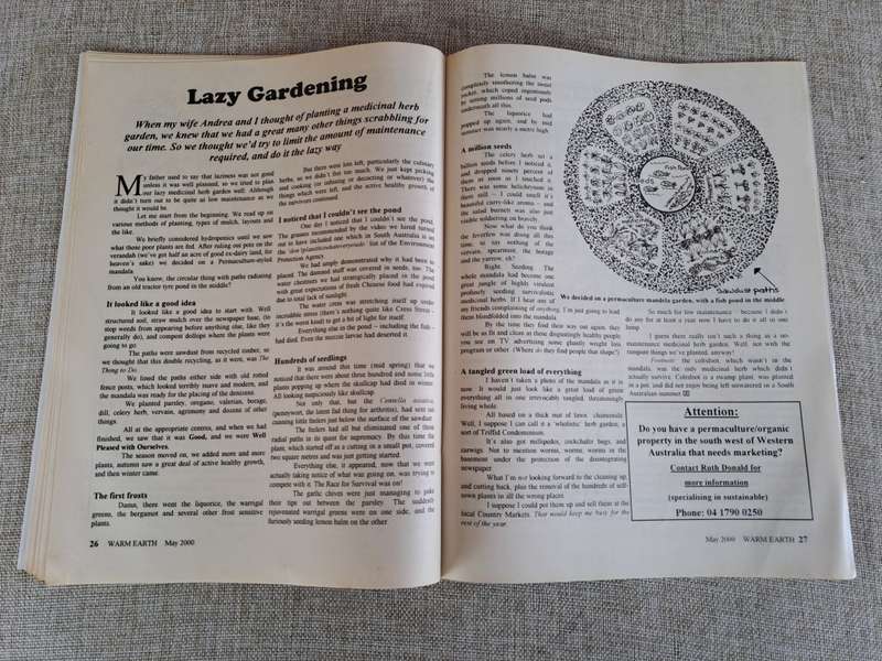 Warm Earth: Organic Growing - Healthy Living 2000 (3 magazines)