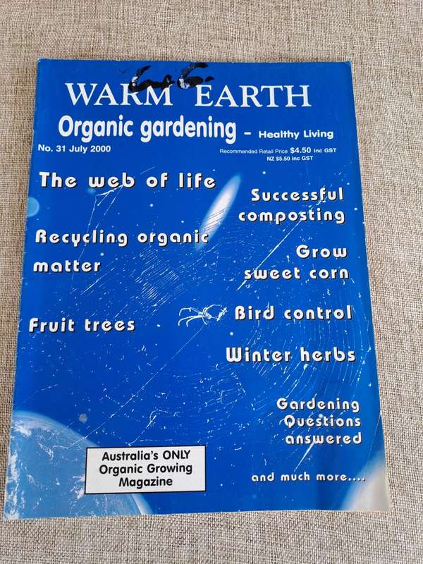 Warm Earth: Organic Growing - Healthy Living 2000 (3 magazines)