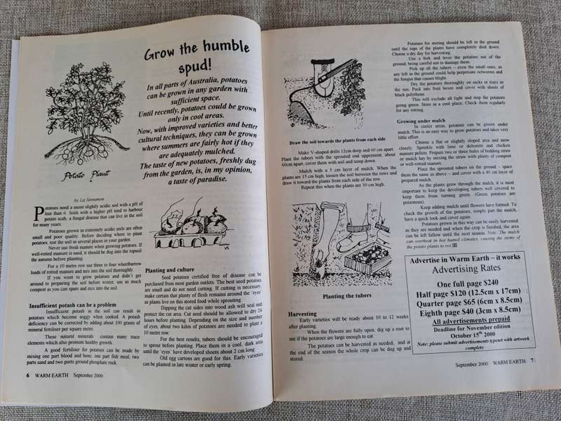 Warm Earth: Organic Growing - Healthy Living 2000 (3 magazines)