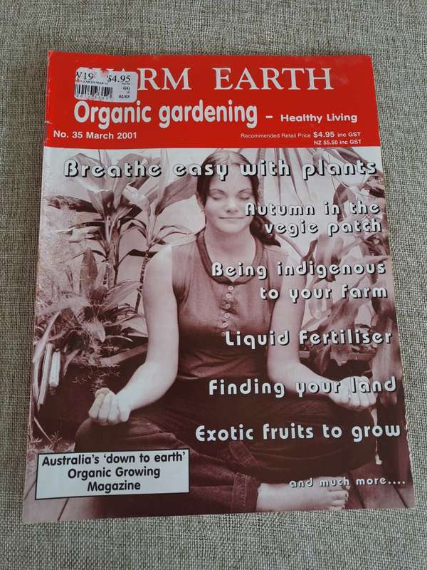 Warm Earth: Organic Growing - Healthy Living 2001 (5 magazines)