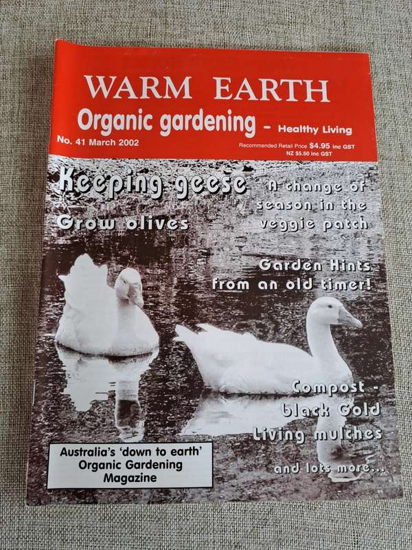 Warm Earth: Organic Growing - Healthy Living 2002 (3 magazines)