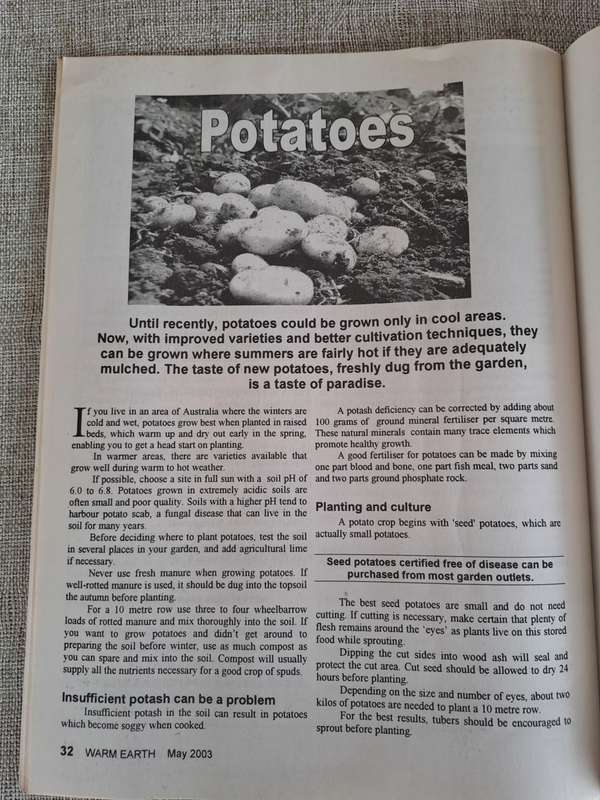 Warm Earth: Organic Growing - Healthy Living 2003 (2 magazines)