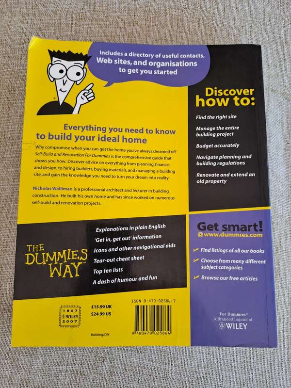 Self-Build and Renovation for Dummies - Nicholas Walliman