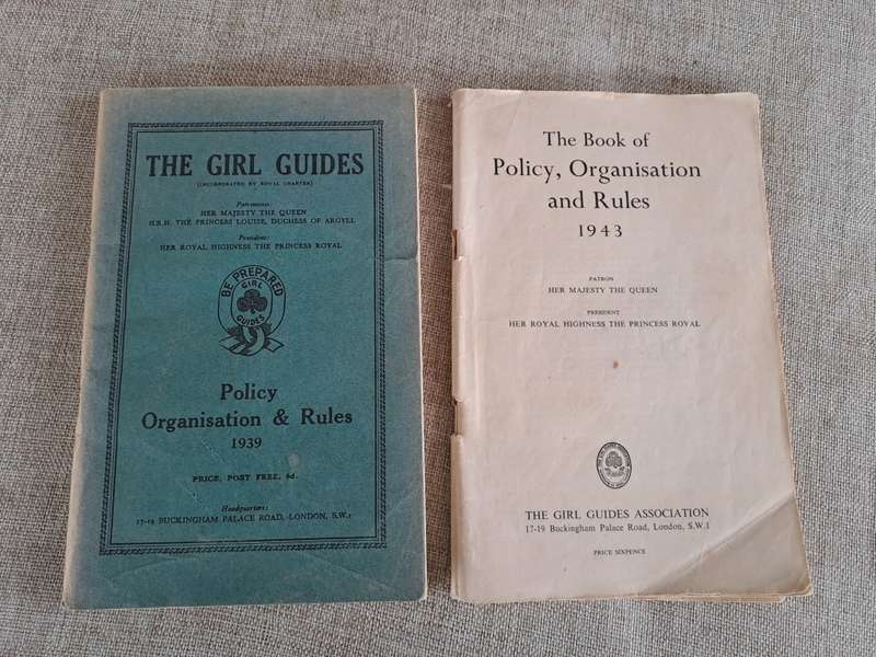 The Girl Guides, Policy Organisation Rules 1939 & 1943