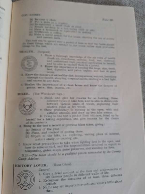 The Girl Guides, Policy Organisation Rules 1939 & 1943