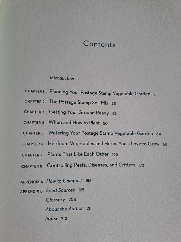 The Postage Stamp vegetable Garden - Karen Newcomb