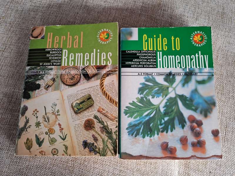 Herbal Remedies AND Guide to Homeopathy (2 x books)