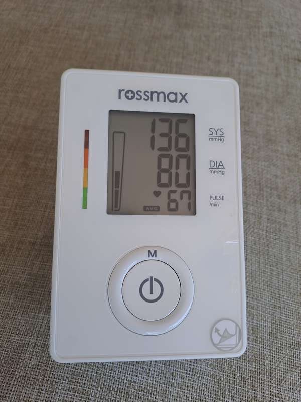 Blood Pressure Monitor Automatic Rossmax Model CF155f