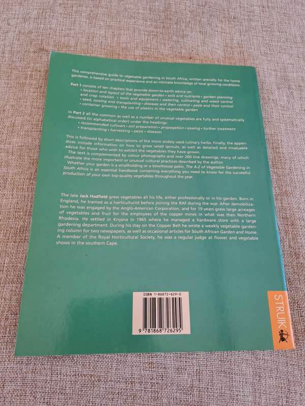 The A-Z of Vegetable Gardening in South Africa - Jack Hadfield