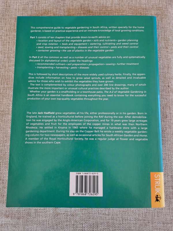 The A-Z of Vegetable Gardening in South Africa - Jack Hadfield