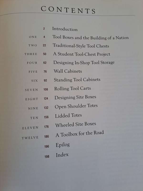 The Toolbox Book: A Craftsman's Guide to Tool Chests, Cabinets and Storage Systems - Jim Tolpin