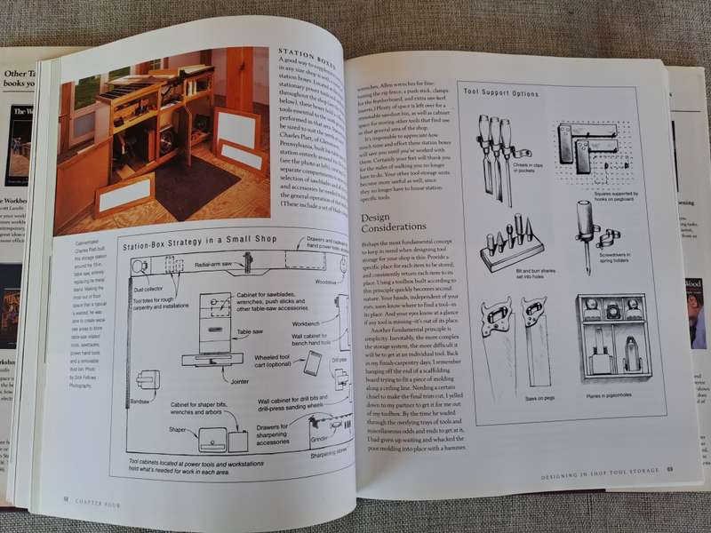 The Toolbox Book: A Craftsman's Guide to Tool Chests, Cabinets and Storage Systems - Jim Tolpin