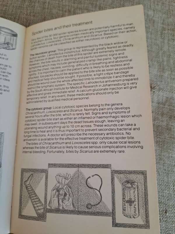Struik Pocket Guides for Southern Africa Spiders - Gerry Newlands and Elbie de Meillon