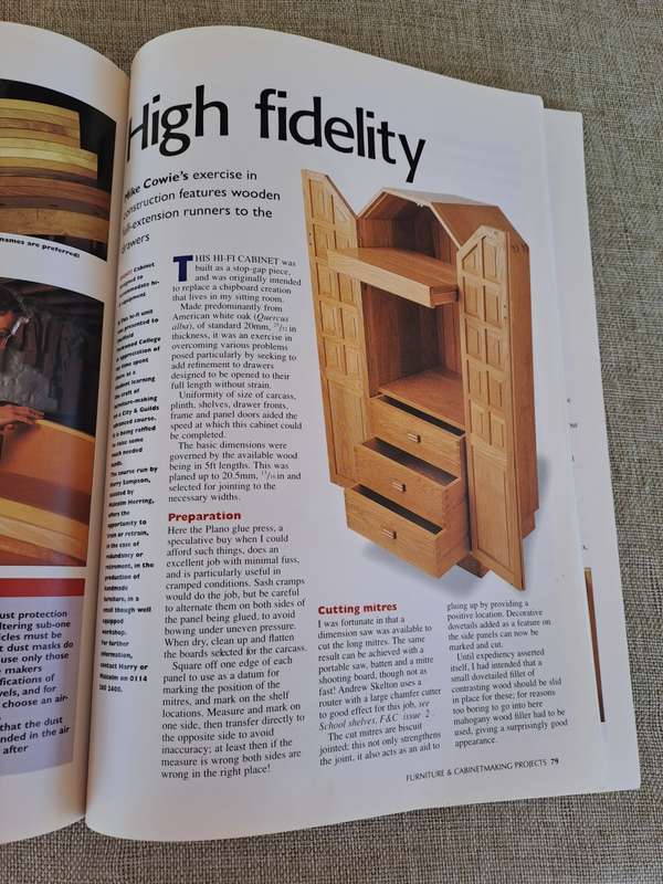 Furniture & Cabinetmaking Projects