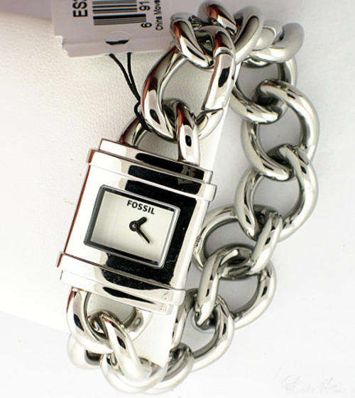 FOSSIL STAINLESS STEEL LINK FUNKY BRACELET WATCH