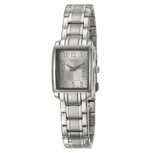 CARAVELLE BY BULOVA SILVER DIAL CLASSIC ELEGANT WOMENS TANK WATCH