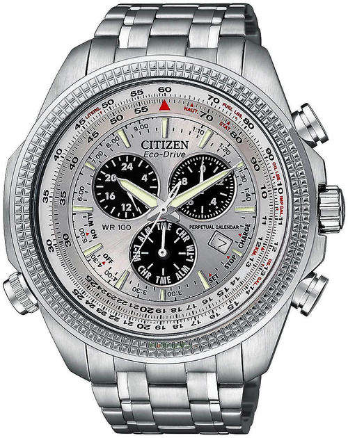 Special! CITIZEN ECO-DRIVE PERPETUAL CALENDAR STAINLESS STEEL CHRONOGRAPH