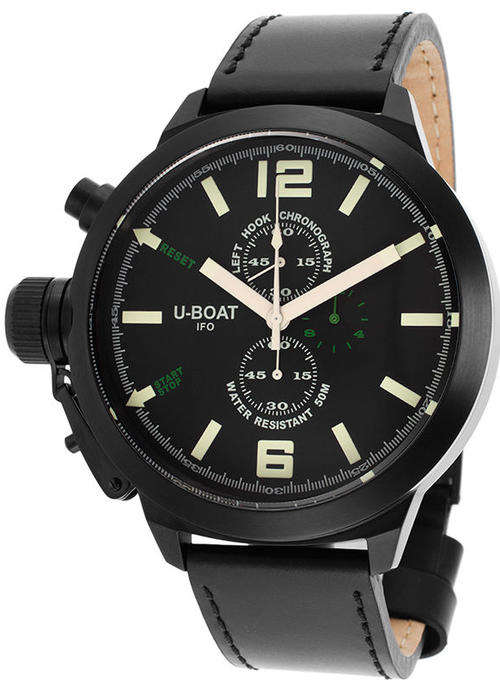 U-BOAT LEFT HOOK IFO MEN'S QUARTZ CHRONO WATCH LIMITED EDITION 7251 *Best price Special*