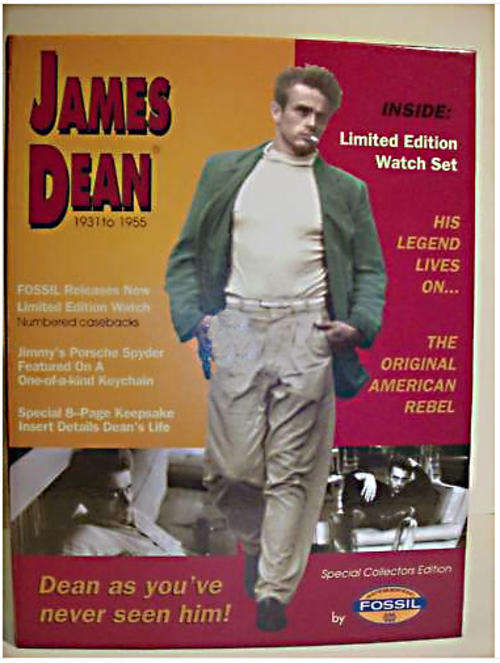 FOSSIL JAMES DEAN LIMITED EDITION 1982 COLLECTORS WATCH