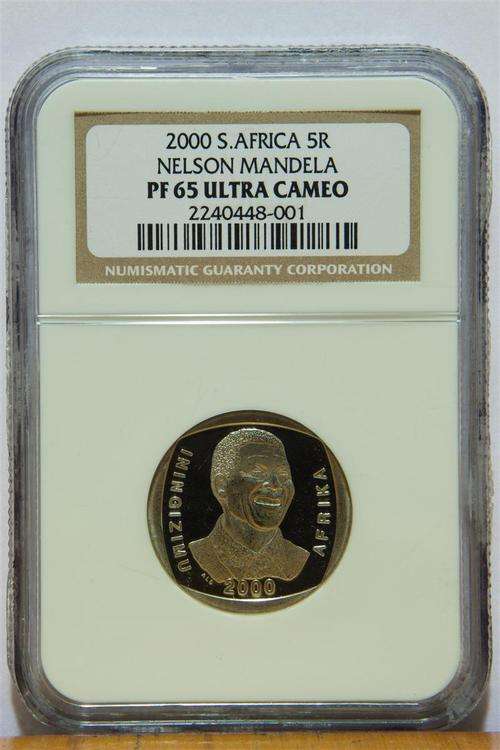 ***RARE***     PF65 Ultra Cameo Mandela 2000 R5    ***NGC graded***