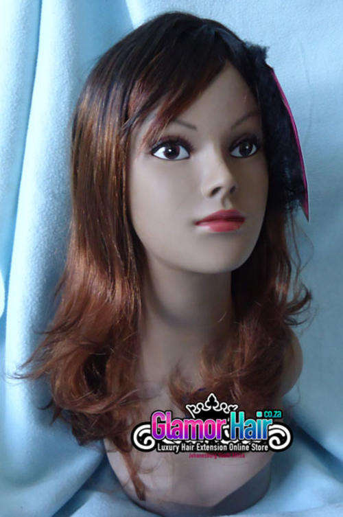 50% off! AAA+100% guaranteed human hair wig medium brown or black brown colour 50cm long