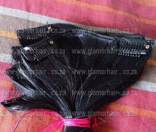 hair extensions 50% OFF!!!  80% human hair Clip in 8 pc full set 18" long - new colours in stock