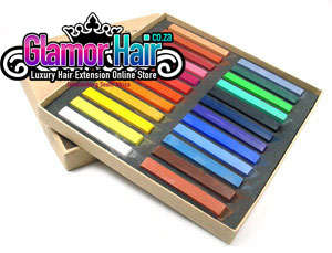 Glamorhair -24 colour hair chalk! hair colouring!