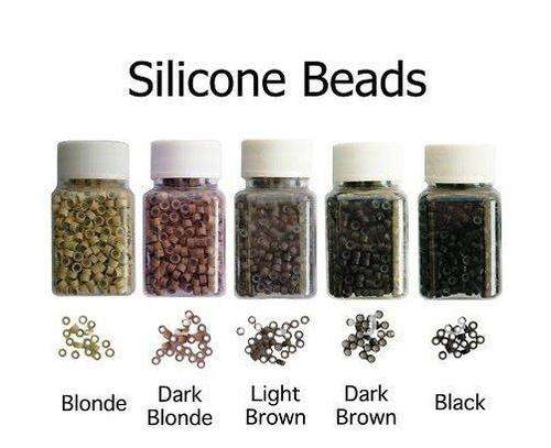 silicone lined flash point Micro rings  for strand by strand hair extension