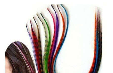 feather hair strand in all colours R4 each