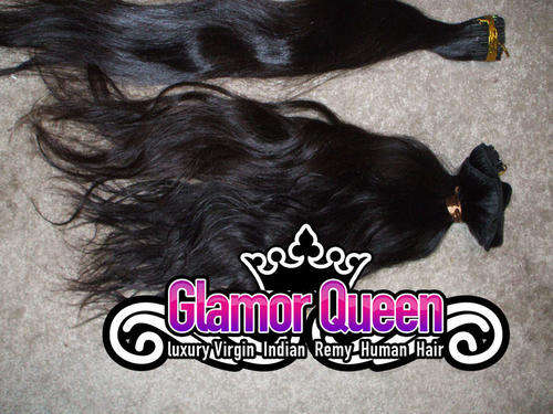 2 PACKS FOR THE PRICE OF 1!100% Brazilian virgin weave 18" wavy guaranteed quality COLOUR 1B only