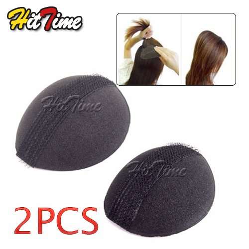 bumpit 2pc pack black Velcro volume boost