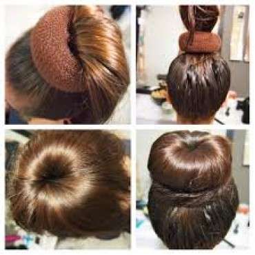 Hair donut - 3 size in stock ( black colour)