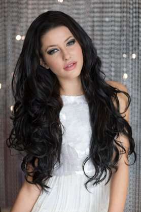 Half head hair extension piece - angel curls