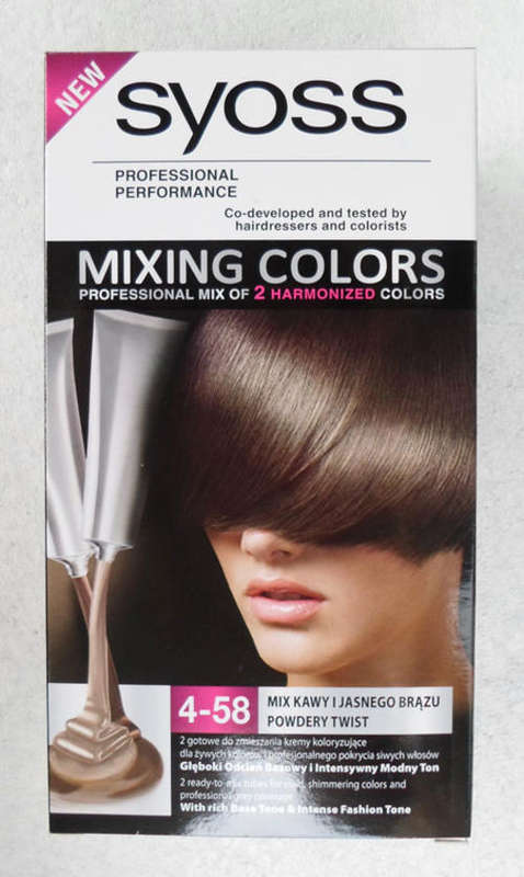 SALE-Syoss professional hair colouring dark brown