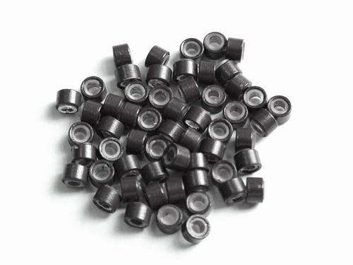 silicone lined flash point Micro rings  for strand by strand hair extension