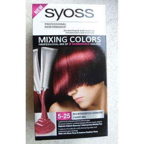 SALE-Syoss professional hair colouring mahogany