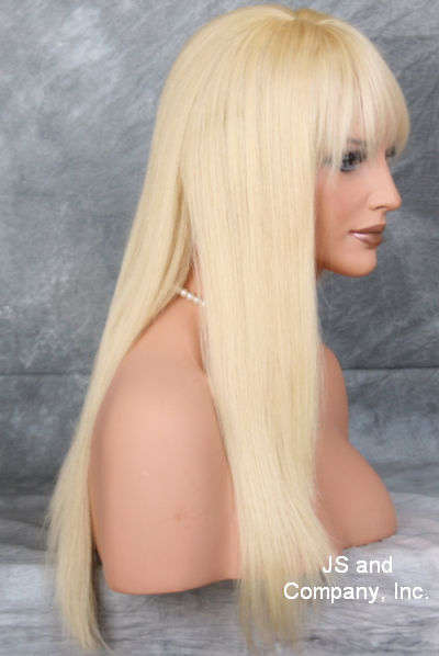 joedir 55cm 100% human hair wig, light blonde