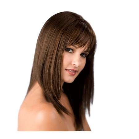 joedir 45cm 100% human hair wig #4 chocolate brown