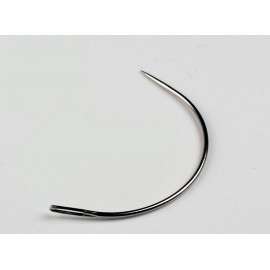Curved stainless steel needle for weaving and stitching wigs 90mm