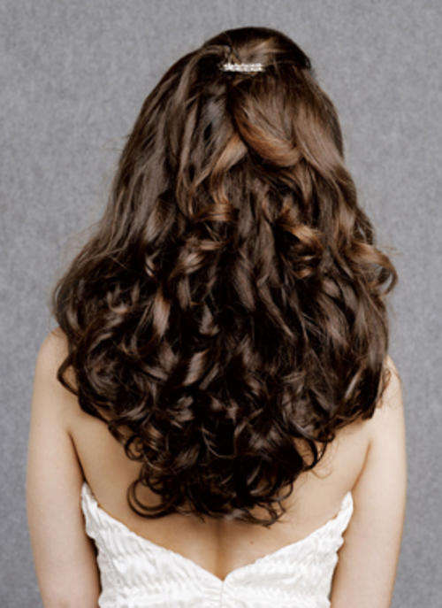Premium remy Human hair extensions clip in half head 4 piece 50cm curly + free shipping!