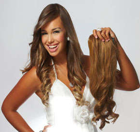 Stunning clip in extensions 60cm 1pc full head  Jessica Simpson's type ~wavy~ + free shipping! New !