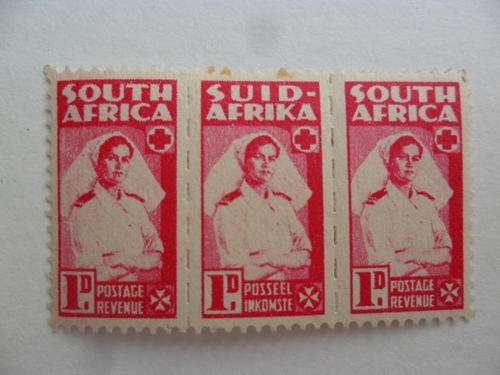 UNION OF S.A. - 1942/4 - 1d - WAR EFFORT - SMALL