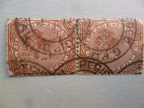 NATAL - 1882/9 - 4d X 2