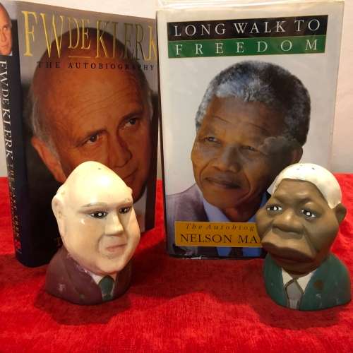 SIGNED Long Walk To Freedom & FW De Klerk Outobiografie