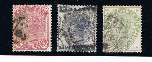 Great Britain: 1880-1884 Victoria Used as per scan