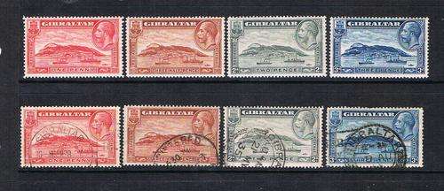 Gibraltar - KGV - SG 110/113 Mint/Mint UM/ Very Fine Used