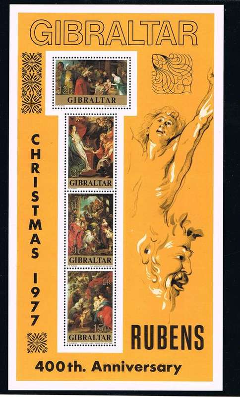 Gibraltar - QEII - Selection of UM Miniature Sheets as per 3 Scans