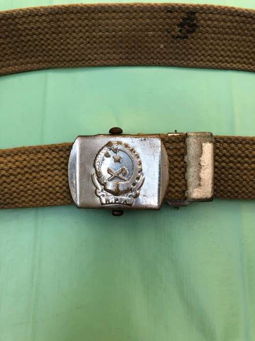 FAPLA Belt and Buckle