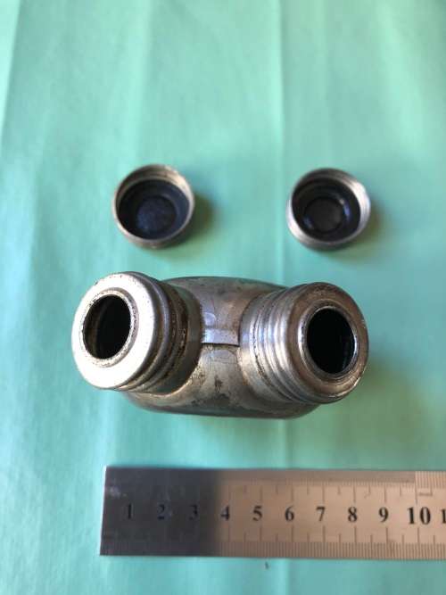 Russian oil and solvent bottle